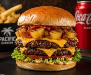 ⁠Pacific Paradise Smash Burger